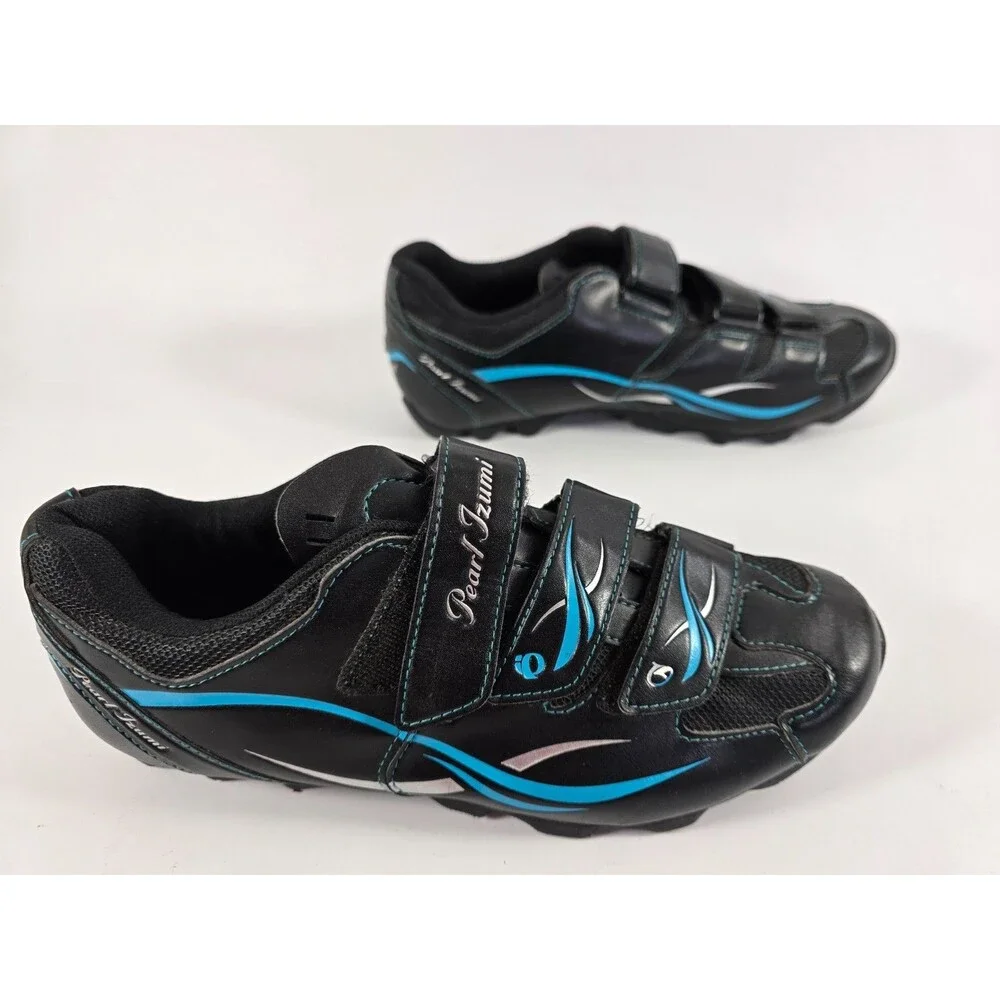 Pearl Izumi Women’s All-Road II Cycling Shoes – EUR 42 – Black/Blue - Durable